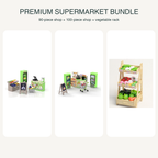 The Whole Tiny Market: Premium Miniature Supermarket Bundle