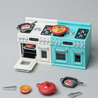 Sunday Supper Stories: Miniature Stove and Oven Set