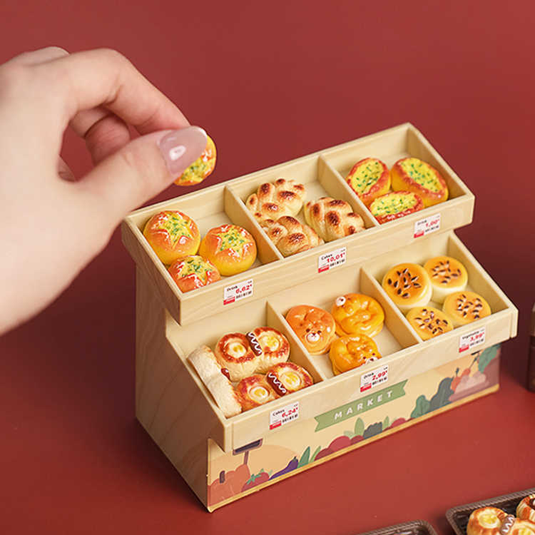 A Little Shop Full of Treats: Miniature Bakery and Bread Display Bundle