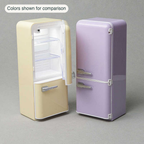 A Tiny Fridge Full of Stories: Miniature Double Door Refrigerator Set