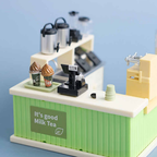 A Sweet Little Sip: 90-Piece Miniature Milk Tea Shop Set