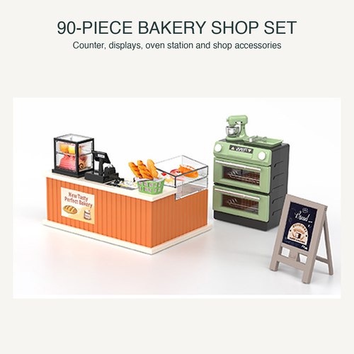 A Little Shop Full of Treats: Miniature Bakery and Bread Display Bundle