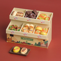 Fresh from the Tiny Bakery: Miniature Bread Display Cabinet Set