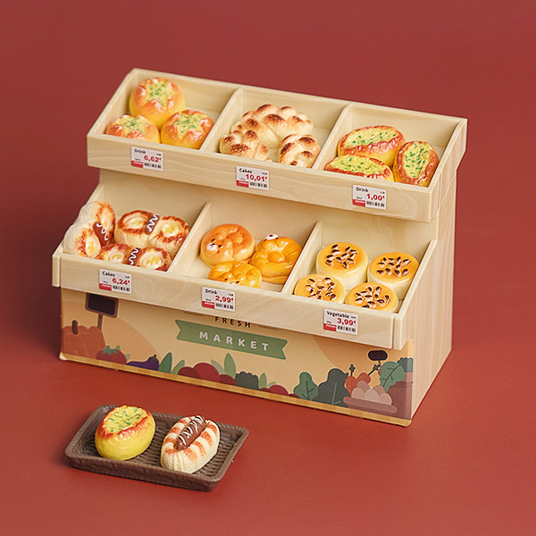 A Little Shop Full of Treats: Miniature Bakery and Bread Display Bundle